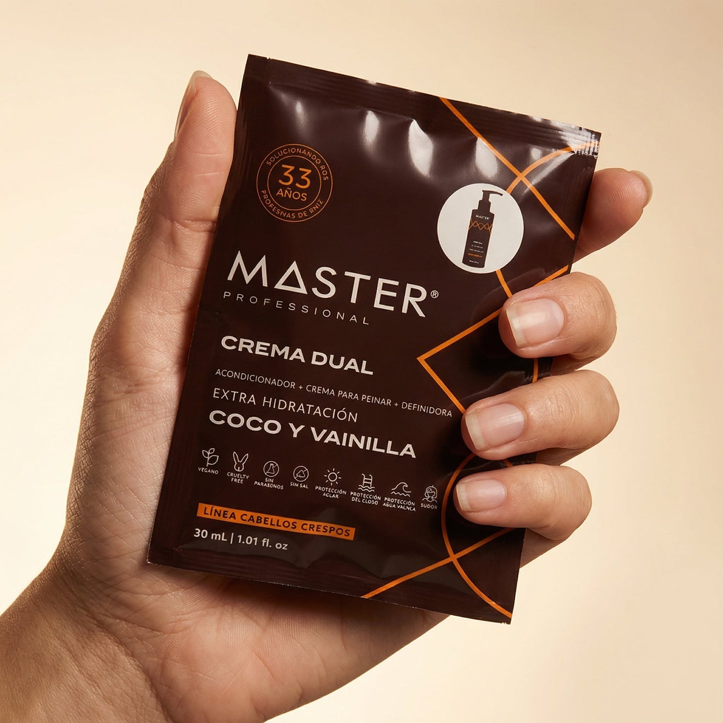 CREMA DUAL RIZOS COCO Y VAINILLA 250mL