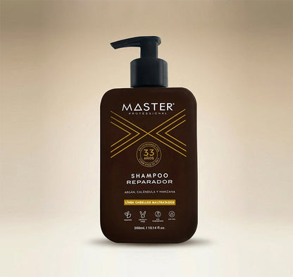 SHAMPOO REPARADOR ARGÁN, CALÉNDULA Y MANZANA 300mL
