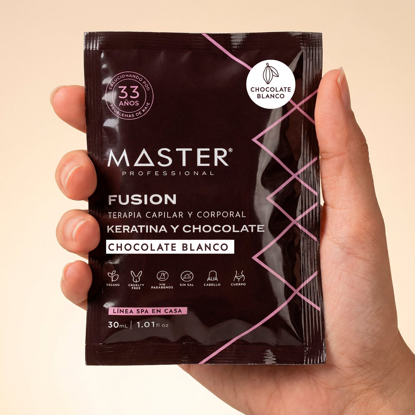 FUSION LISOS KERATINA Y CHOCOLATE BLANCO