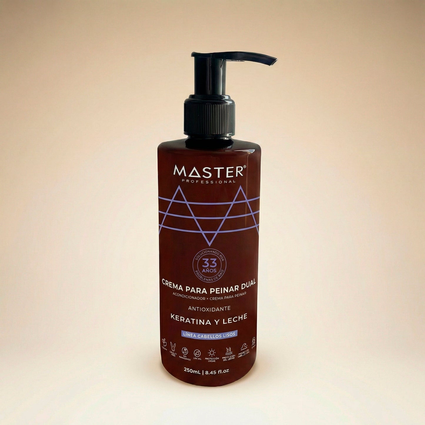 CREMA PARA PEINAR DUAL LISOS KERATINA Y LECHE 250mL