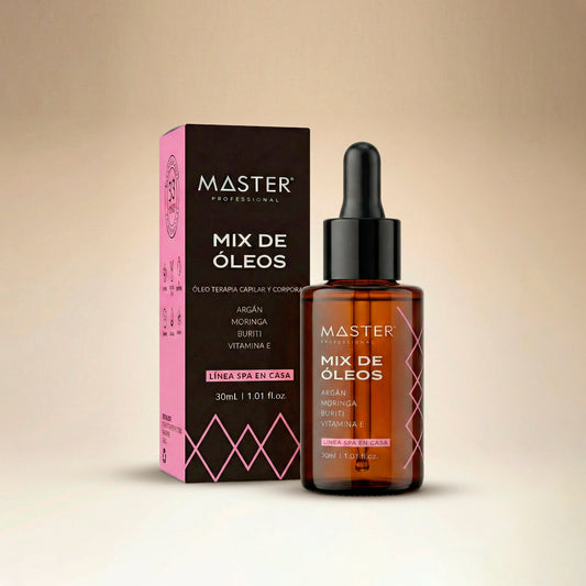 MIX DE ÓLEOS ARGÁN, MORINGA, BURITÍ, VITAMINA E 30mL