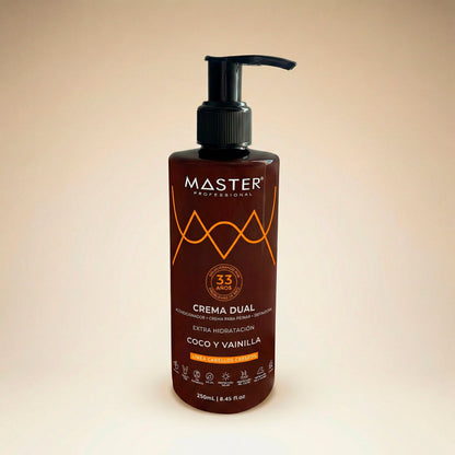CREMA DUAL RIZOS COCO Y VAINILLA 250mL