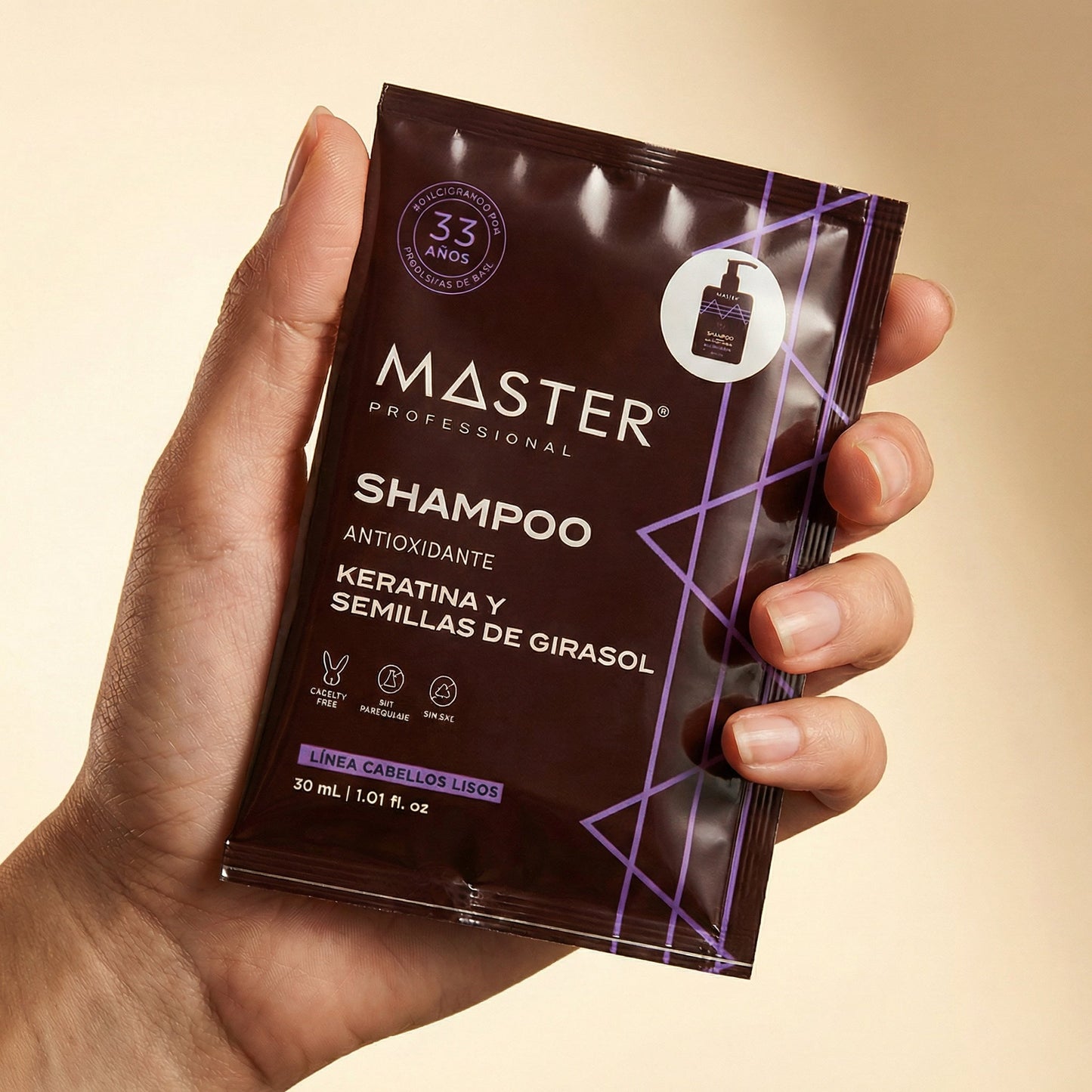 SHAMPOO LISOS KERATINA Y SEMILLAS DE GIRASOL 300mL